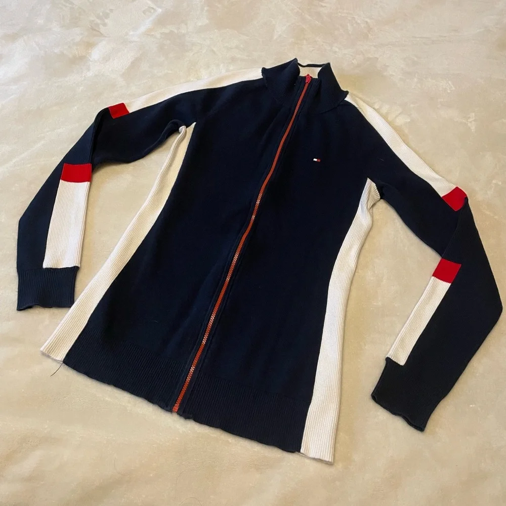 Tommy Hilfiger zip ling sleeve size small - Picture 1 of 3